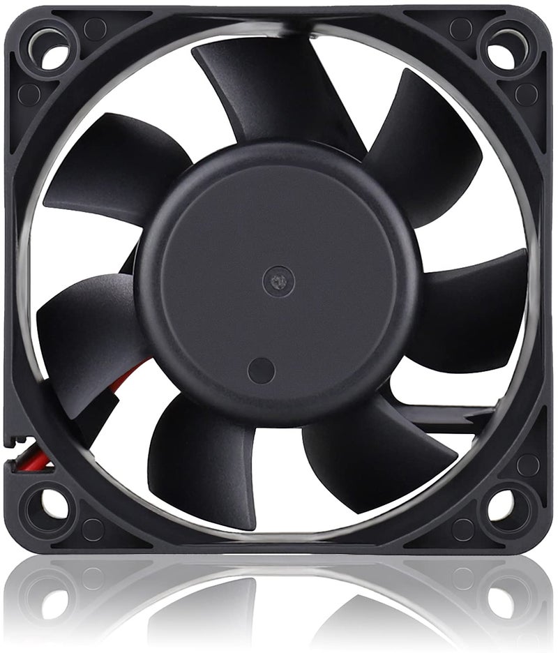 GDSTIME 60mm x 60mm x 25mm 6cm 2 Wire Dc 24v Brushless Cooling Fan - Image 1